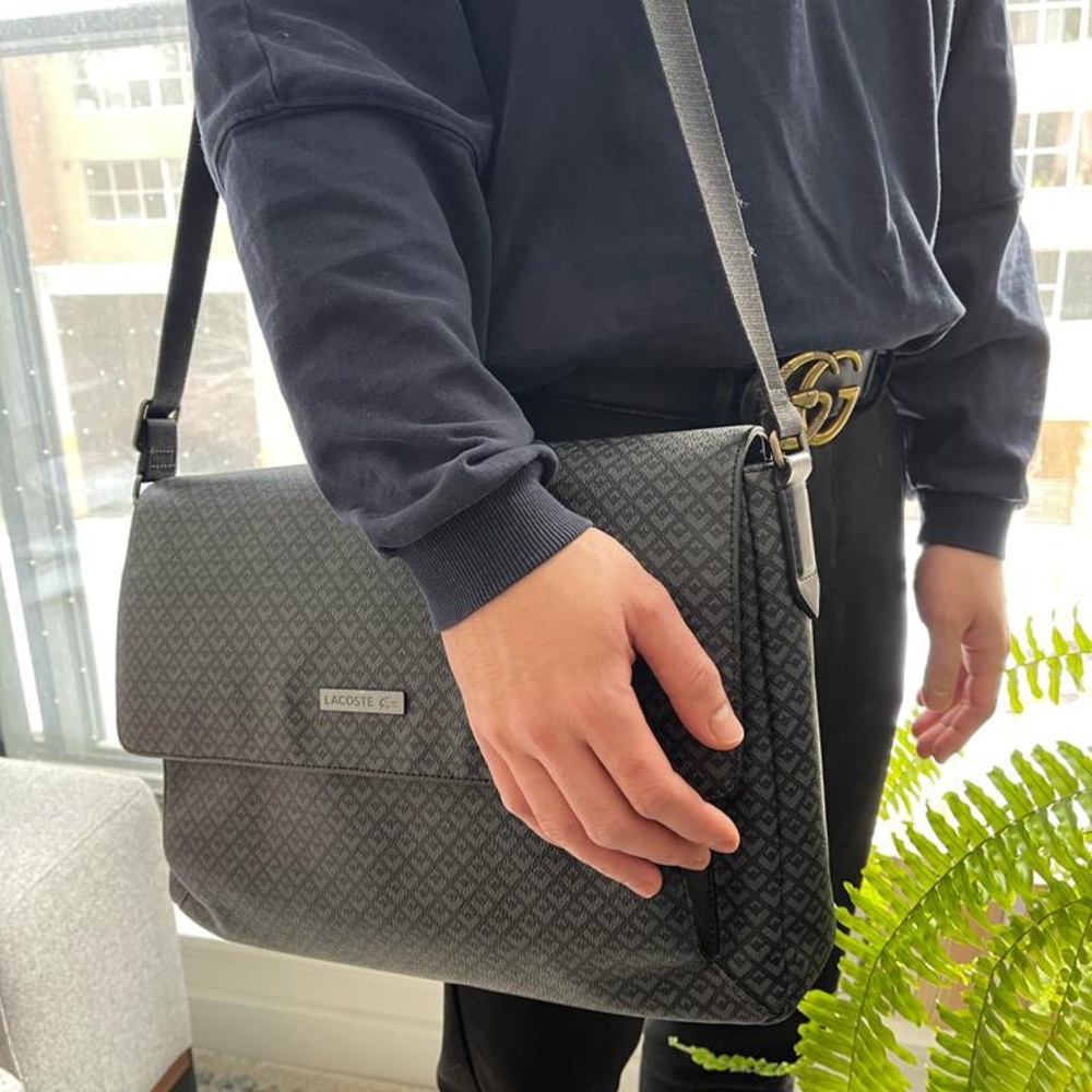 Lacoste Messenger/Laptop Bag